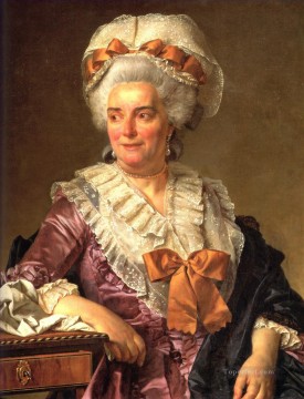  louis lienzo - Retrato de Genevieve Jacqueline Pecoul Neoclasicismo Jacques Louis David